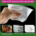 thumbnail image 3 of 9 Pack Clear Pot With Holes For Repotting, 3 Each Of 4.8, 5.7 And 6.4 Inch, Plastic Flower Plant Pot Indoor Outdoor, 3 of 5