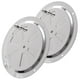 thumbnail image 1 of Rejillas de salida de aire de acero inoxidable, rejillas de ventilación redondas de apertura y cierre Manual para sofito de aire de pared, conductos planos de aire, 2 uds., 1 of 5
