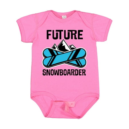 

Inktastic Snowboarding Future Snowboarder Gift Baby Boy or Baby Girl Bodysuit