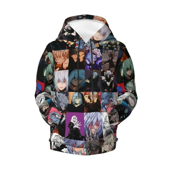 Shigaraki Tomura Teen Boys Girls Hoodies 3D Printed Hooded Sweatshirts for Kids Long Sleeve Casual Unisex Pullovers with Pockets