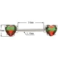 thumbnail image 2 of shiyou-Nipple Barbell 316L Surgical SS PVD Plated Multi-Color CZ Heart Shaped Nipple Piercing Shiny Sparkingly Nipple Rings"},"additionalWeblabs":"{"PAX_CHECKOUT_BUY_NOW_GC_TANGO_1121297":", 2 of 4
