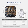 thumbnail image 3 of Fotbe Fiery Skull Trio Juego de 2 Piezas de Parasoles para Parabrisas | Bloqueador Solar para Auto | Accesorios Plegables para Protección Solar Interior-Medium, 3 of 6