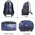 thumbnail image 6 of Yuyamidu Wolf Kids Backpack for Boys Girls Galaxy School Bookbag, Lightweight Kids Travel Backpacks Zip Closure School Bags Shoulder Bags for Children, 6 of 7
