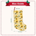 thumbnail image 3 of Sikiie Striped Sunflower Daisy Christmas Stockings,18 Inches Christmas Stockings Xmas Hanging Stockings for Family Christmas Decorations & Gifts, 3 of 7