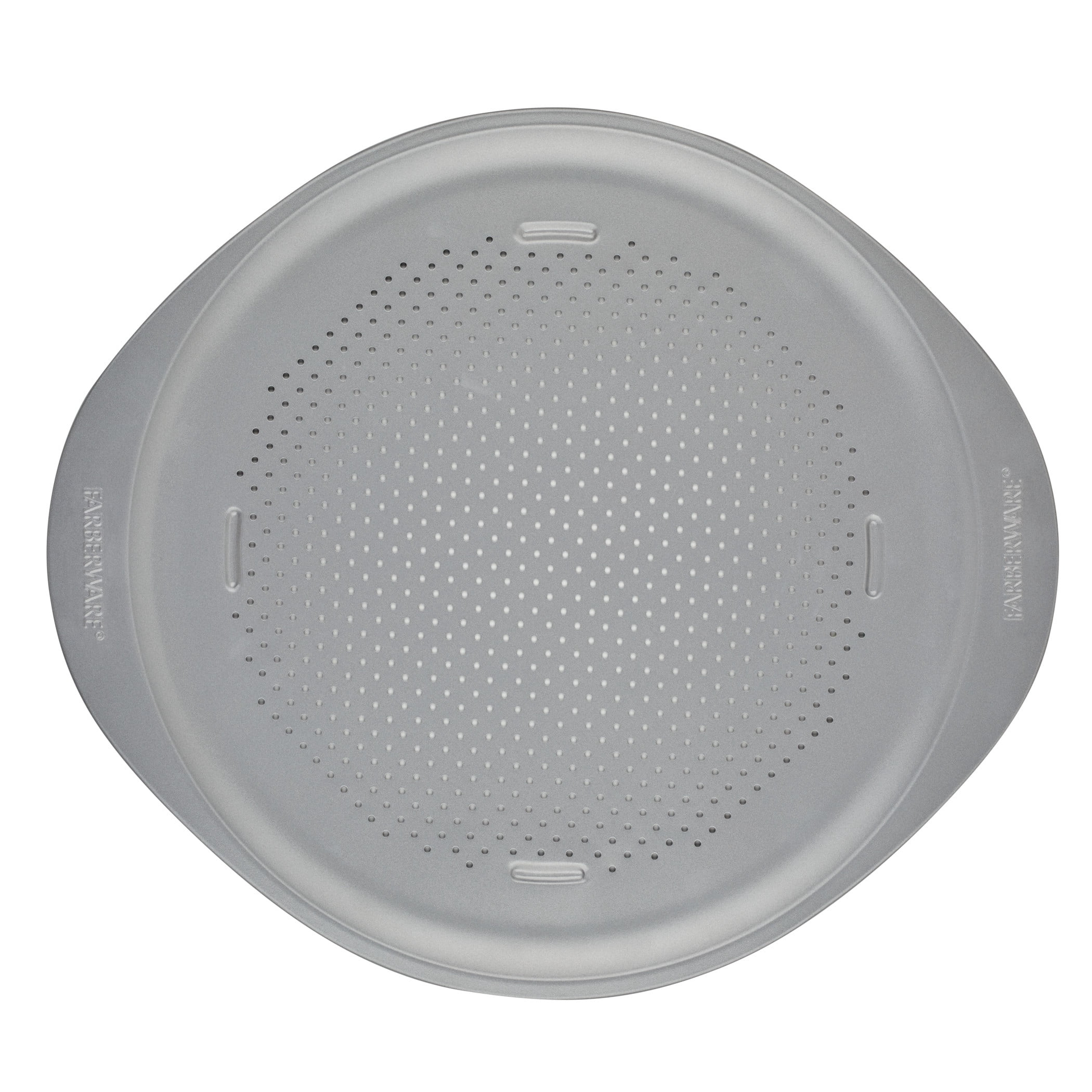 Farberware GOLDEN BAKE 2 Pcs Nonstick Baking Sheet and Pizza Pan Set, Dishwasher Safe and Oven Safe to 450°F, Gray