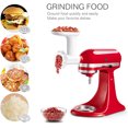 thumbnail image 3 of Accesorio de molino de alimentos para batidoras de pie KitchenAid incluye 2 tubos rellenos de salchichas, 4 discos de molienda, 3 of 3