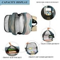 thumbnail image 3 of FORMRS School Backpack 17" Student Travel Bag with Laptop Compartment, Rolling Waves, 3 of 7
