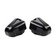 thumbnail image 5 of Bar Shield Rear Axle Covers Swingarm Cap Black Fit Harley Softail FLSTN 2008-up, 5 of 5