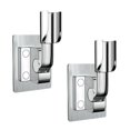 thumbnail image 1 of Soporte de cabezal de ducha ajustable autoadhesivo de 2 piezas Soporte de pared de ducha de mano, 1 of 12