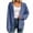 A-Navy, variant on Womens Zip Up Hoodie Fall Winter Long Sleeve Oversized Hooded Sweatshirt Trendy Solid Color Jackets Tops with Pockets