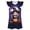 V70-Orange, variant on WhouRiu Girls Halloween Graphic Dresses Kids Cute Flutter Sleeve Nightgown 3-10 Years