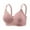 Pink, variant on Miqool Women's Lift and Support Everyday Bras Wireless Lightly Lined T Shirt Bras Full Coverage Comfort Push Up Bralettes
