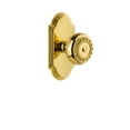thumbnail image 5 of Grandeur Arcpar_Psg_234 Arc Solid Brass Passage Door Knob Set - Grey, 5 of 6