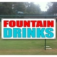 thumbnail image 1 of Fountain Drinks 13 oz Vinyl Banner With Metal Grommets, 1 of 4