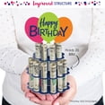 thumbnail image 2 of Big Dot of Happiness Cheerful Happy Birthday - DIY Colorful Birthday Party Money Holder Gift - Cash Cake, 2 of 7