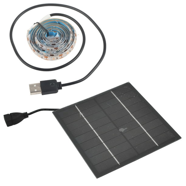 Tira de luz solar para cultivo de plantas, ecológica, LED de 5 W, alto flujo luminoso, promueve el crecimiento, tiras de luz LED solares para cultivo de 1 metro/1,1 yd.