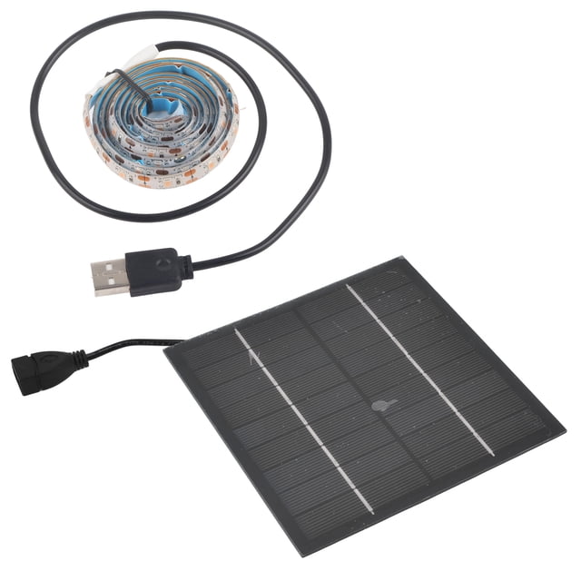 Luz de crecimiento de plantas, Luz de crecimiento de plantas solares Luz de crecimiento solar Tira de luces de crecimiento de plantas solares La mejor de su clase Jadeshay A