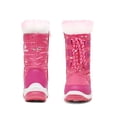 thumbnail image 4 of DREAM PAIRS Kids Boys Girls Slip Resistant Faux Fur-Lined Knee High Winter Snow Boots NORDIC FUCHSIA Size 10, 4 of 5