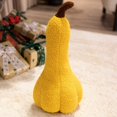 thumbnail image 3 of Decorr 11 Inch Plush Pumpkin Throw Pillow, 3D Plush Fall Cushion, Soft Sherpa Fleece Decorative Pillow for Sofa, Bedroom, Living Room, Thanksgiving Gift, 3 of 4
