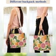 thumbnail image 4 of FORMRS Womens Corduroy Tote Bag Crossbody Shoulder Handbag with Pocket, Citrus Leaves, 4 of 7
