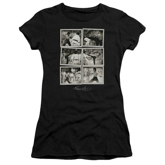 Bruce Lee - Snap Shots - Juniors Teen Girls Cap Sleeve Shirt - X-Large