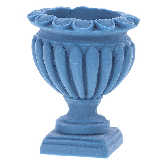 WASHWEPE 1Pack Mini Garden Decorative Flower Pot Abs Material Craftsmanship Tiny Planter Model Home Decoration