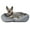 Frozen Lake, variant on FurHaven Plush and Velvet V-Front Cozy Couch - Frozen Lake, Medium