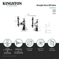 thumbnail image 5 of Kingston Brass CCK44151AL 1/2-Inch FIP x 1/2-Inch O.D. Comp Quarter-Turn Straight Shut-Off Valve in Polished Chrome, 5 of 6