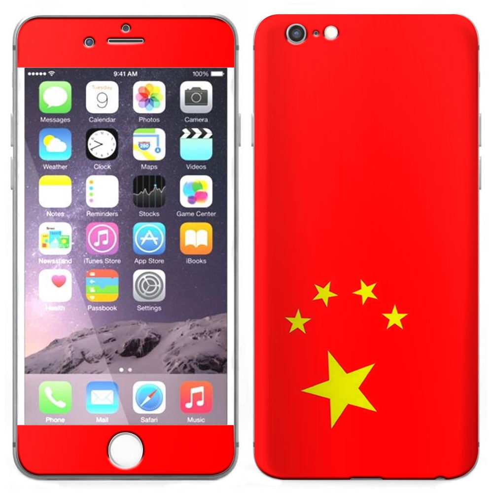 Skin Decal for Apple iPhone 6 Plus Chinese Flag by Trek Media Group