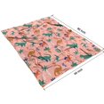 thumbnail image 4 of Pink Colorful Dinosaurs Pattern Blanket,Comfortable Soft Lamb Wool Throw Blanket,All Season,Warm Lightweight Blankets for Sofa Bed Couch Living Room Chair,60"x80", 4 of 4