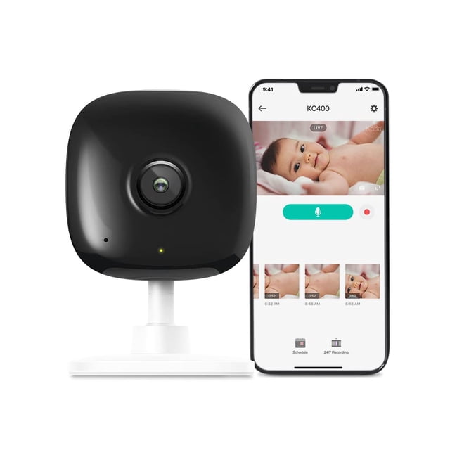 Kasa Smart Cámara de Seguridad 2K Monitor de bebé