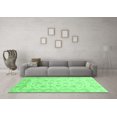 thumbnail image 3 of Ahgly Company Indoor Square Oriental Emerald Green Traditional Area Rugs, 8' Square, 3 of 4