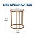 thumbnail image 3 of Aukfa Modern Metal End Table Side Table for Living Room, 3 of 7