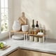 thumbnail image 2 of SONGMICS Especiero, Juego de 2 Estantes Apilables para Cocina, Almacenamiento de Especias, Blanco y Beige, 2 of 8