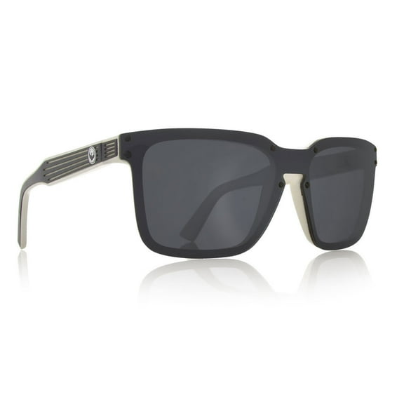 Mansfield Sunglasses Black White Frames Gray Lenses