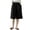 Black, variant on Cotton and Linen Five Point Pants Shorts Women's Thin High Waist Loose Slimming Casual Pants Straight Wide Leg Pants Blackish Green XXXXL