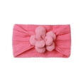 thumbnail image 2 of NAISIBABY Baby Boys Girls Headbands, Sweet Flower Solid Color No Slip Cute Stretch Elastic Headdress Red Free Size, 2 of 5