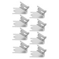 thumbnail image 2 of HONMEET 14-Piece Stainless Steel Refrigerator Shelf Clips and Brackets, Freezer Support Buckles Replacement for Kitchen Fridge, 2 of 7