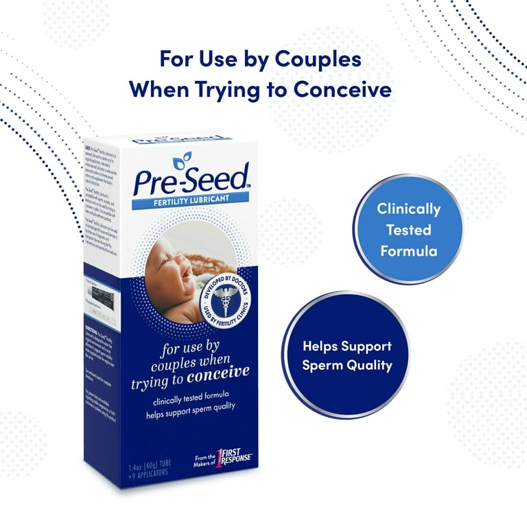 Pre-Seed Fertility Lubricant, For Use by Couples Trying to Conceive 