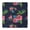 Beach Re, variant on Flower Print Elastic Fitted Tablecloth - Watercolor Flowers Pattern Square Table Cover, Windproof Snug Fit Outdoor Picnic Table Protector, Washable Cute flowers Design (34x34 Inches)