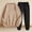*Khaki, variant on ClodeEU Women's 2 Piece Sportswear Set ,Round Neck Long Sleeve Sweatshirts and Cuffed Joggers Set Black,Womens Plus M