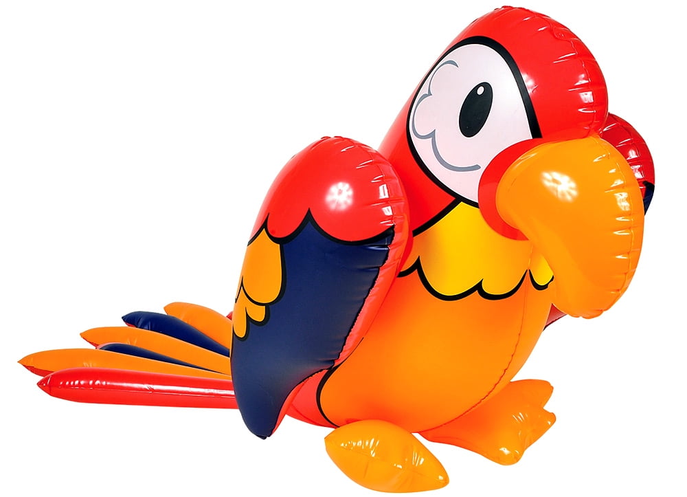 40" Inflatable Parrot Tropical Bird Animal Blow Up Toy Decoration