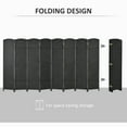 thumbnail image 6 of HOMCOM 8 Panel Folding Privacy Screen Room Divider, 66.9'', 6 of 8