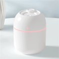 thumbnail image 5 of 2pcs , Portable Water Drop Humidifier White USB Desktop Indoor Air Atomization Humidifier Household Mute Large Spray Humidifier, 5 of 7