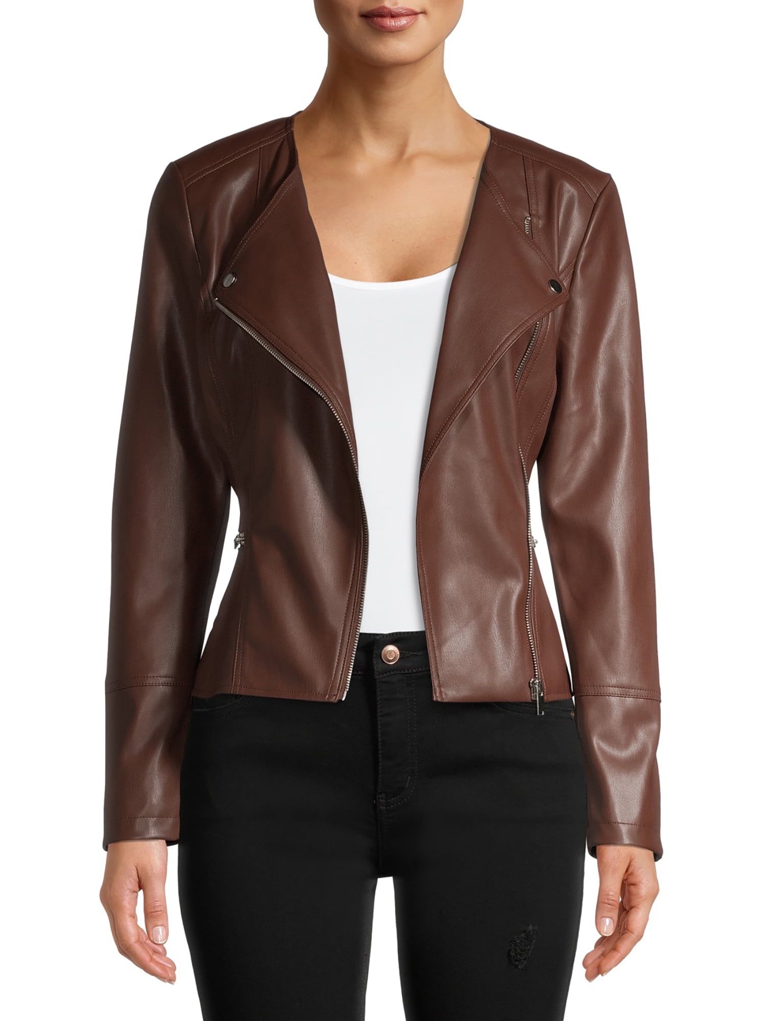 zip up peplum jacket
