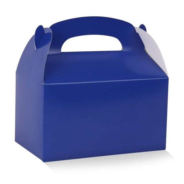 Cajas de obsequios para fiestas DjinnGlory, azul marino, paquete de 36