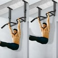 thumbnail image 2 of Heavy Duty Welded Pull Up Bar, Versatile Doorway Wall Mount, Joist Mounted, and Ceiling Mounted Chin Up Bars, Thick Metal Sturdy Construction for Full Body Workouts Support 500 lbs, 2 of 15