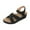 Black, variant on CQONEPT Wedge Sandals for Women Dressy, Flower Sandals Summer Comfortable Low Heel Sandal, Open Toe Walking Orthopedic Sandals Brown Size 8
