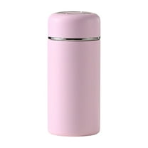 Btomtd 8oz 316 Stainless Steel Pocket Insulated Cup, Mini Compact Travel Water Bottle Mug for Tea and Water, Fashionable and Portable Tumbler, Pink