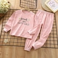 thumbnail image 5 of WUANDIXFA Kids Matching Outfits 1-11 Years Pajama Set for Toddlers Snug Fit Pjs Sleeper for Baby Boys Girls Kids,Pink,10-11 Years, 5 of 5